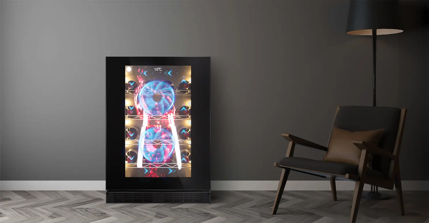 Wine Cabinet Digital Signage