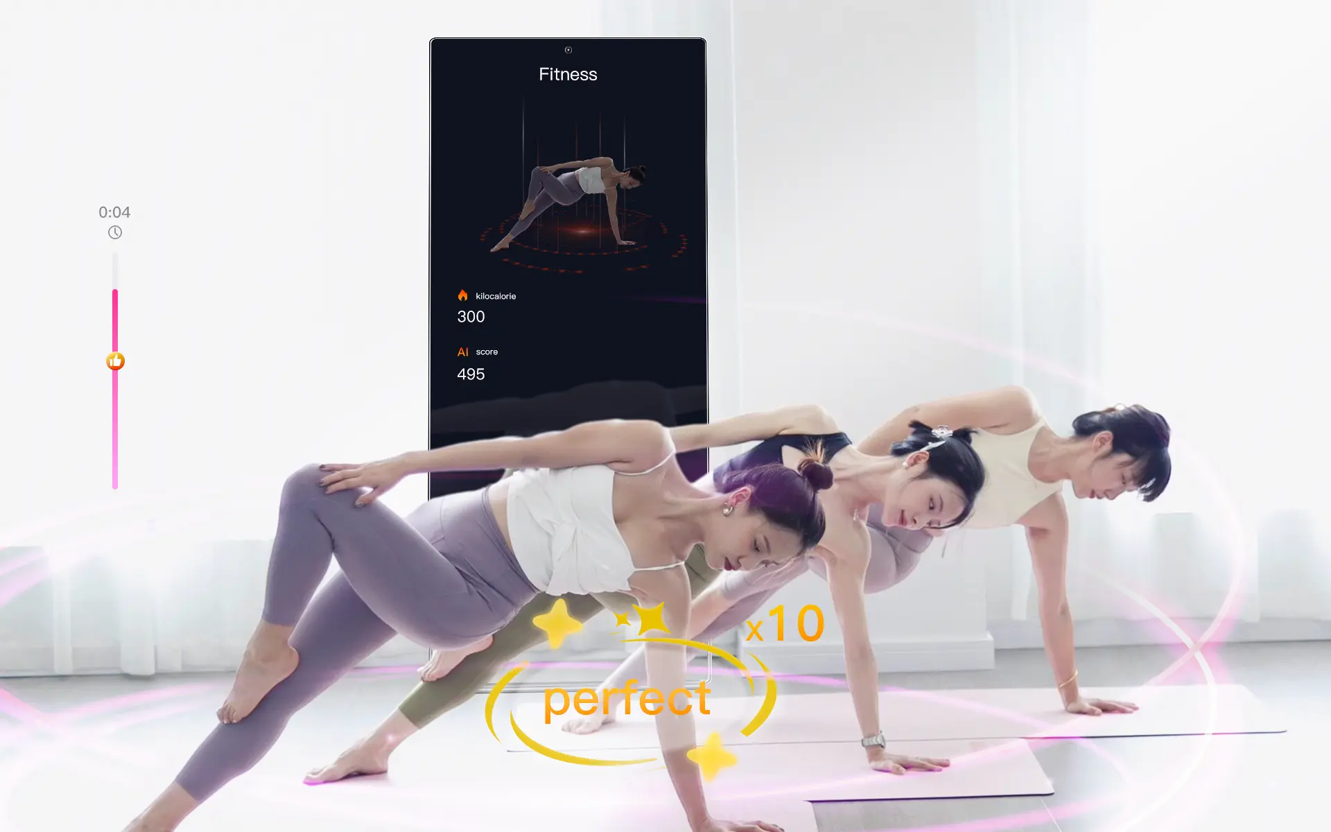 Touch Screen Fitness Mirror